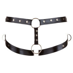 Svenjoyment Jockstrap Effet Harnais Noir